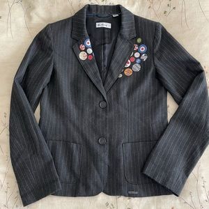 Ben Sherman Women’s Mod Pinstripe Blazer - M